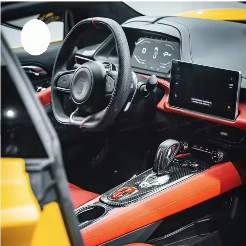 For Lotus Emira Interior Center Control Instrument Covers Dry Carbon Fiber Car Interior Auto Parts